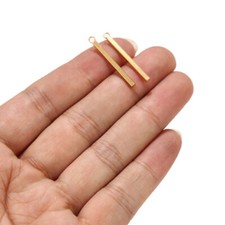 Wholesale Gold Plated Stainless Steel Bar Pendent for DIY Earrings Making Sticks