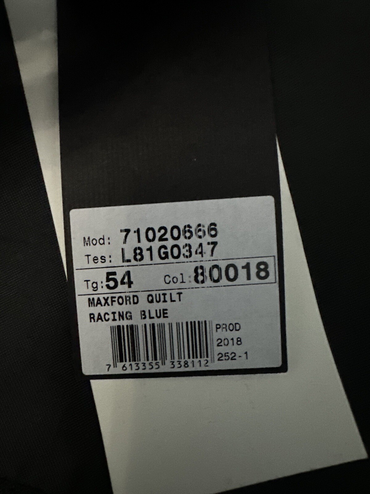 Belstaff Maxford Quilt Racing Blue. RRP - £1200 image 5
