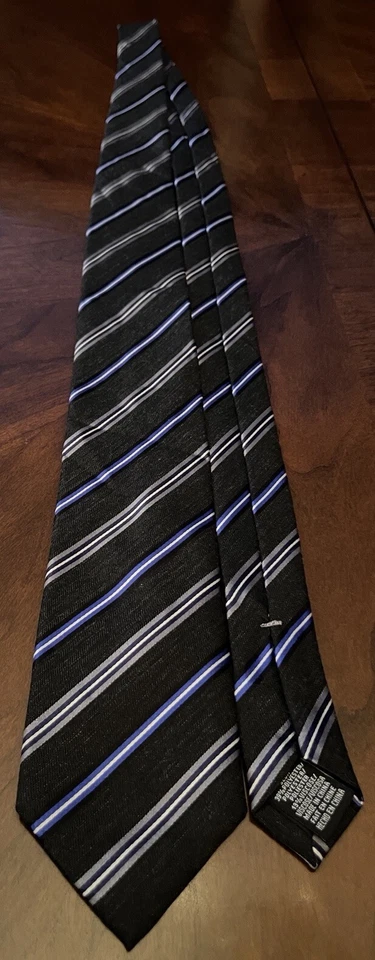 Geoffrey Beene Negro Azul 48% Seda 39% Poliéster 13% Viscosa Hecho en China Foto 3 de 4