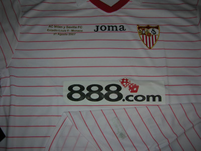 2006-07 Sevilla FC Home Shirt #26 BRUNO Match Un Worn Supercup vs Barcelona – Kitroom Football
