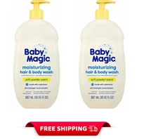 Baby Magic Tear-Free Gentle Hair And Body Wash for Infants, 30 Fl Oz ( 2 PACK )