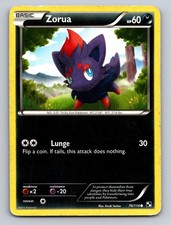 Zorua 70/114 Common Black & White Pokemon on eBay