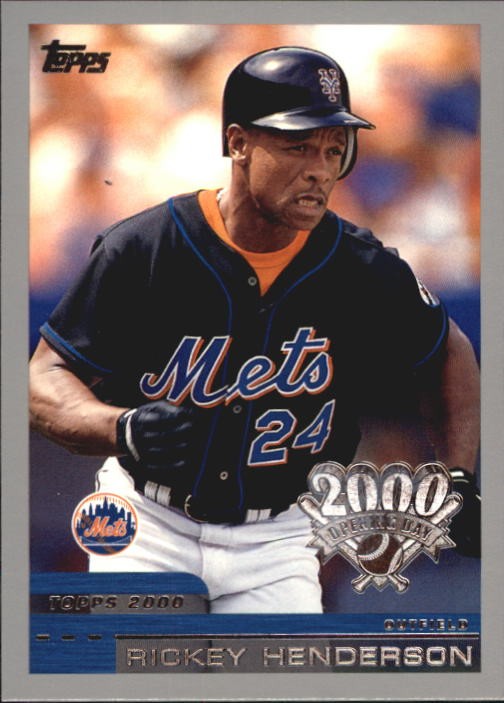 2000 Topps Opening Day #46 Rickey Henderson - BB