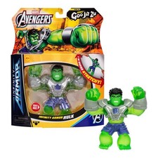 Image of Heroes of Goo Jit Zu Incredible Hulk Infinity Armor Stretchy Action Figure Toy