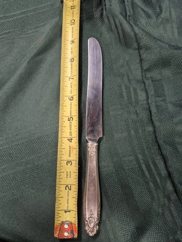 New Listing12 International Sterling Prelude Butter Knife Stainless Blade Floral Flatware