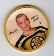 1961-62 Shirriff/Salada Coins #8 Murray Oliver