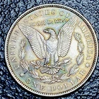 A90 💎 A/U+ 1889 Morgan Silver Dollar NATURAL Colorful Toning EXTREME