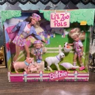 1998 Li’l Zoo Pals Barbie Kelly & Stacie Playset Mattel NRFB Vintage NIB