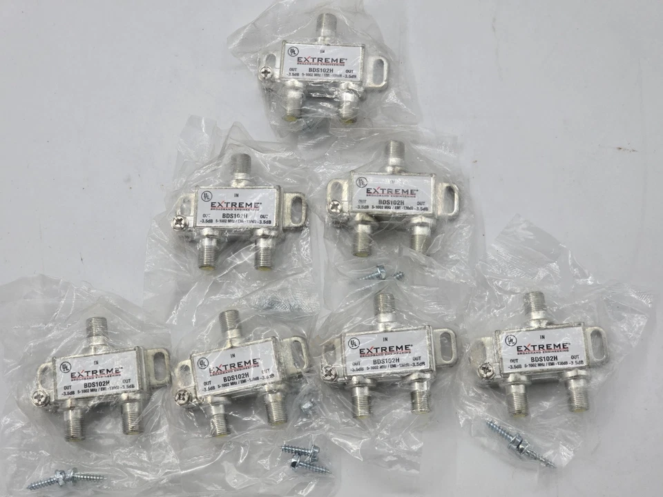 8 Extreme 2-Way Digital 1Ghz High Performance Coax Cable Splitter Model: BDS102H - Image 4 of 4