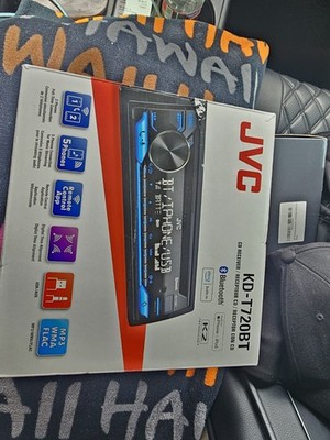 NEW JVC KD-T720BT 1-DIN, AM/FM/CD Car Audio Receiver w/ Bluetooth, USB