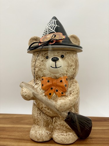 TIK TOK VIRAL HALLOWEEN GRUSELIGE LEBEWESEN HEXE TEDDYBÄR KEKSDOSE 11"