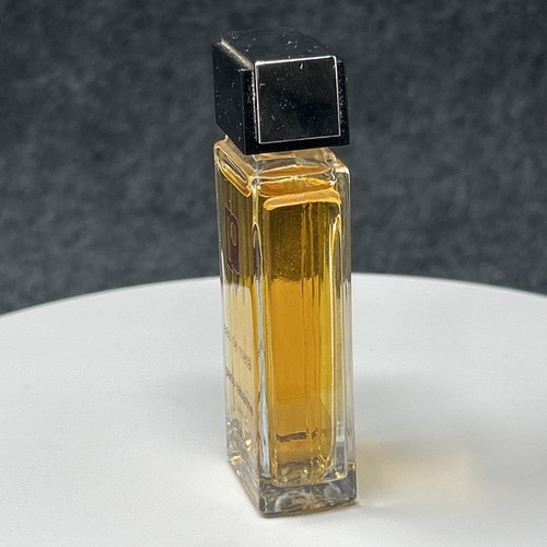 Vintage Eau de Metal Paco Rabanne MINI Glass Perfume Bottle Black Stopper FRANCE - Picture 3 of 9