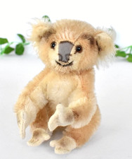 1950s STEIFF KOALA BEAR Mohair Vintage 4.5" Miniature Plush Small