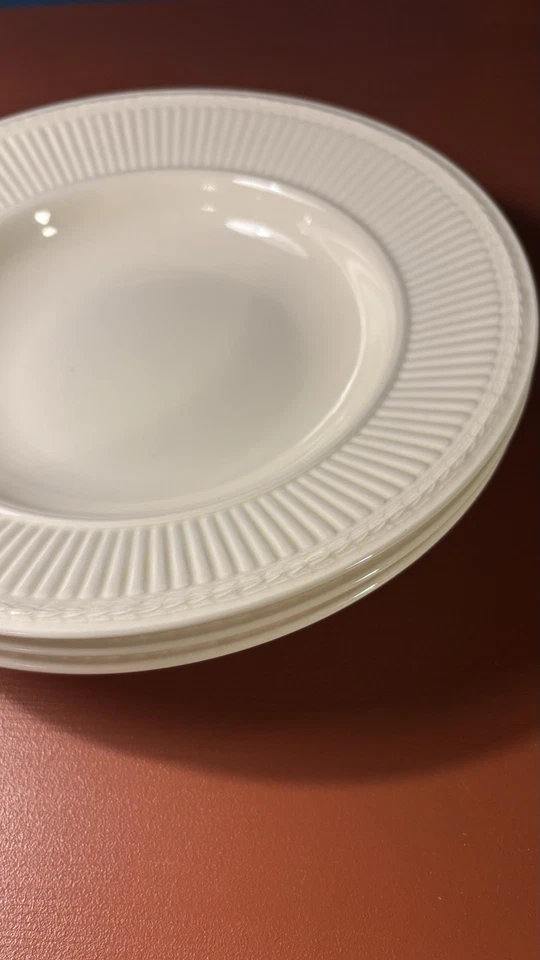 Wedgwood - Edme - 3 Suppenteller  - Queens Ware - Porzellan - wie neu
