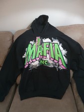 MAFIA INC. Airrack- 3XL-2XL-L-M Black Fleece Graphic Pullover