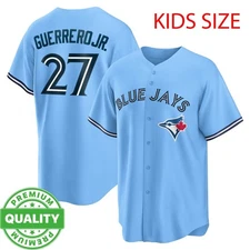 Guerrero Jr Number #27 2025 Baseball Jersey 3D AOP For Kids Youth K13297