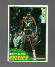 1981-82 Topps Basketball Robert Parish Boston Celtics #6 Near Mint or Better