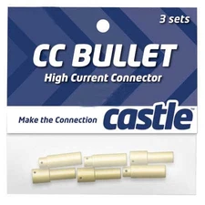 Castle Creations 4mm High Current CC Bullet Connector Set CSECCBUL43 Electric
