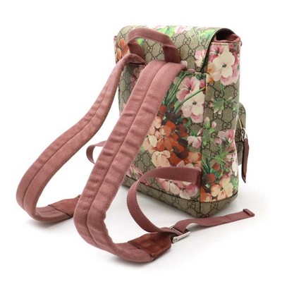 GUCCI GG Blooms Supreme Backpack Floral Flower Beige Pink | eBay display picture 3