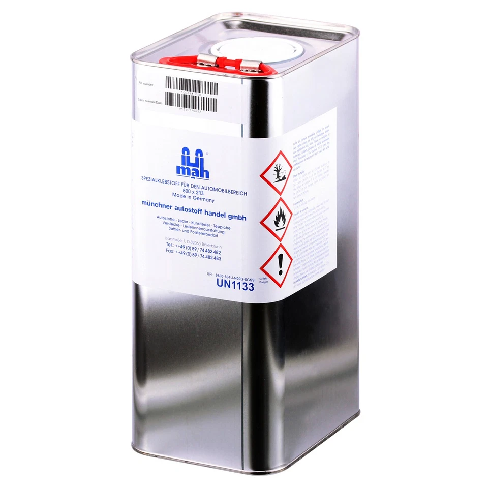 Lederkleber MAH 800x213 Spezialkleber 5L bis 130°C Sattlerkleber Kontaktkleber - Bild 1 von 1