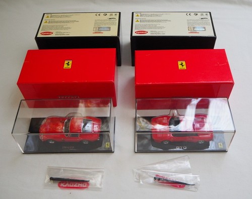 Kyosho 1/43 - 2 Ferrari Autos in Box, 250GTO und GTO
