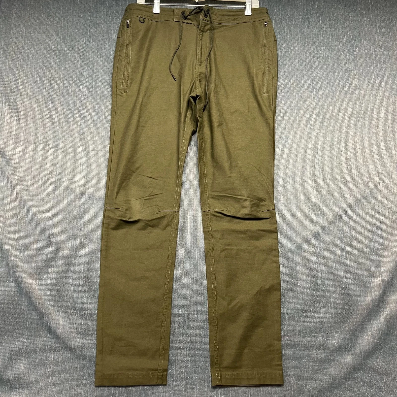 Roark Men's Pants Size 31 Green Layover Traveler Tactical Hiking Stretch Chino