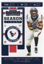 2019 Panini #34 Duke Johnson Jr Houston Oilers + Yes 4 Free Mystery Cards