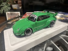 AUTOart Porsche RWB 993 1:18 Green Composite Diecast Opening Doors