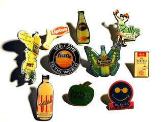 Pins Bundle 10 Vintage Various Drinks Pins From Collection