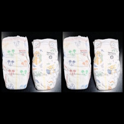 Huggies Size 8 Sample 2 Little Movers 2 Snug and Dry Diapers 41+ Lbs Big Baby 