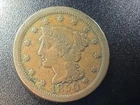 Photo of a 1850-P Large Cent from an eBay listing that sold on Jul 16, 2026