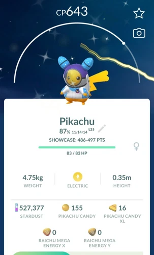 Shiny Pikachu wearing a Cosmog-themed spacesuit  NEW RELEASE!!