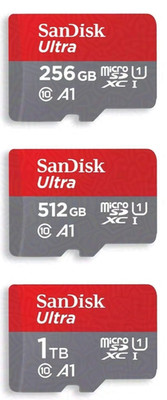 SanDisk Ultra 256GB 512GB 1TB Micro SD Micro SDXC A1 C10 HD 120MB/s Memory Card