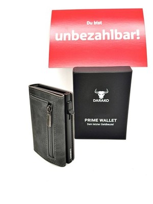 DARAKO Future Wallet Münzfach Reißverschluss RFID-Schutz Leder  Note 1,3 - 2026