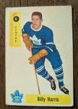 1958-59 Parkhurst #4 Billy Harris Toronto Maple Leaf Hockey Card