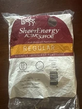 L’Eggs Sheer energy Active Support Size B Coffee 3 Pairs