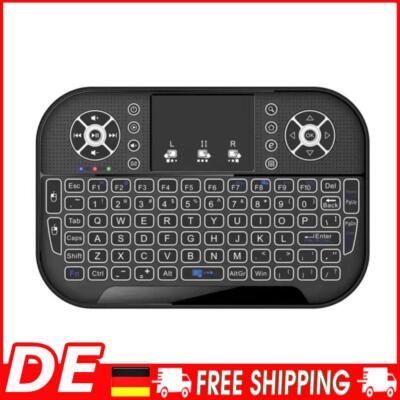 Tastatur Fernbedienung 2,4G Bluetooth-kompatibel mit Touchpad für PC Laptop