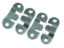 Flush Mount Brackets Interlocking Picture Fixings 42mm X 16mm | Onestopdiy New