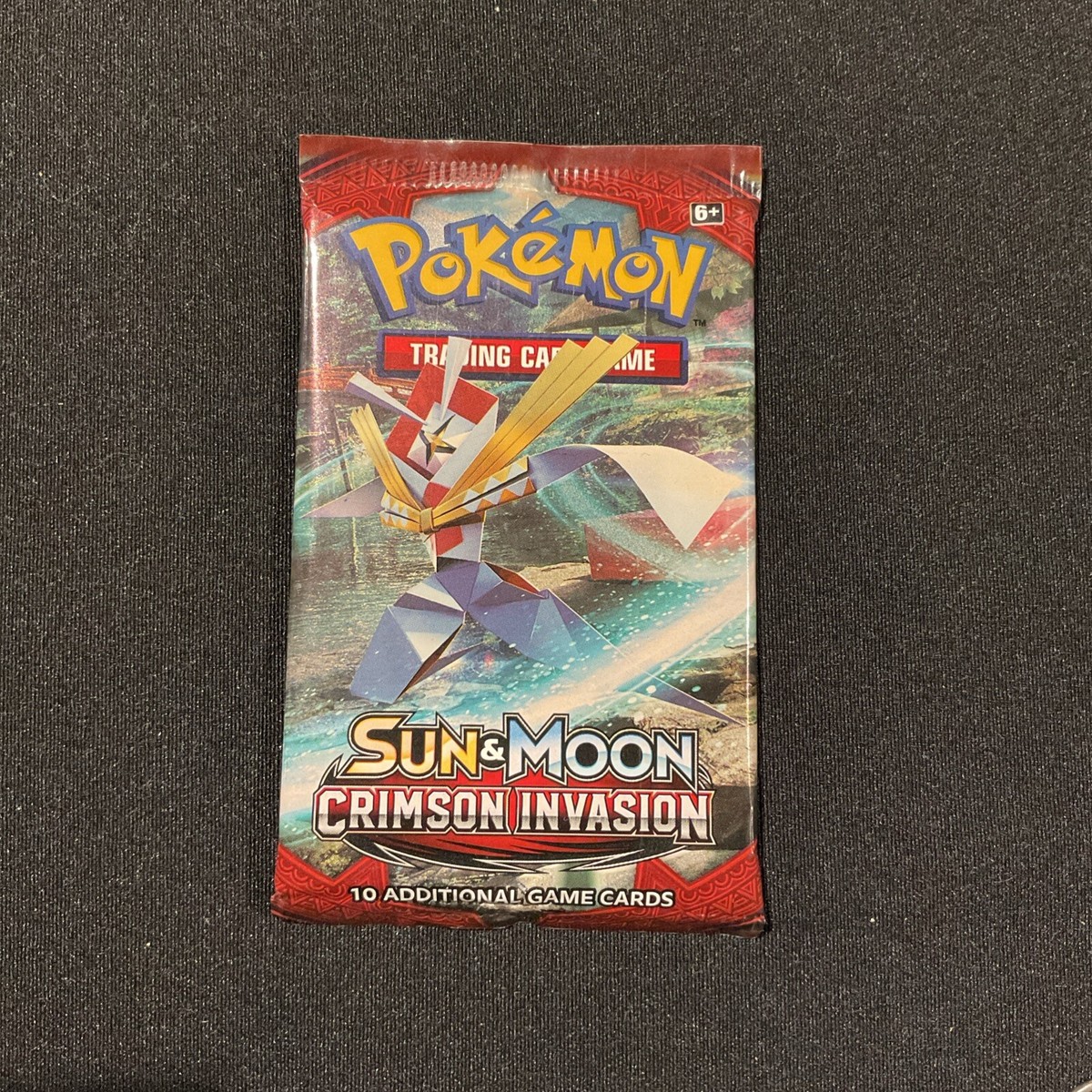 4x Pokemon Sun and Moon Crimson Invasion Booster Pack Full