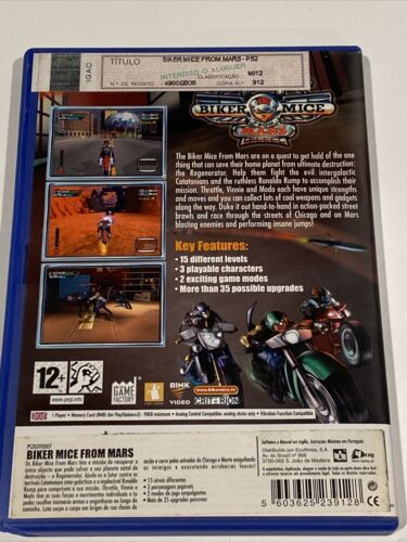 Playstation 2 - BIKER MICE FROM MARS - PAL - PS2 - The Game Factory - CIB - Picture 4 of 8