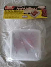 MTM Universal Powder Funnel Kit. New Old Stock. AF7-29 Complete With Carry Case 