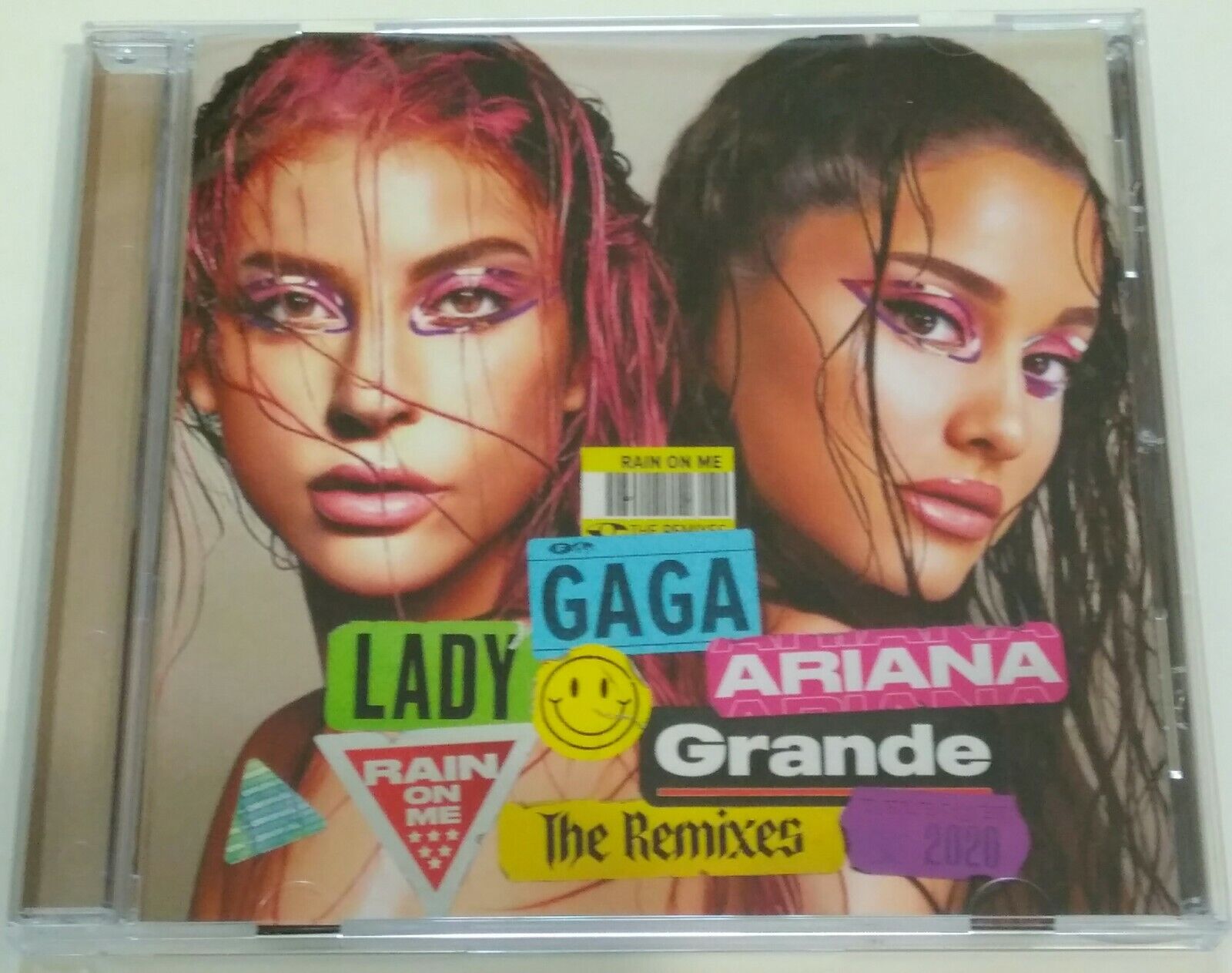 Lady Gaga & Ariana Grande - Rain on me. Remixes (CD, 14 tracks, Promo) 2020 Nieuwe voorraden