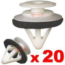 20 MAZDA MX5 RX8 CX-7 CX-9 SIDE SKIRT MOULDING TRIM CLIPS PLASTIC FASTENERS