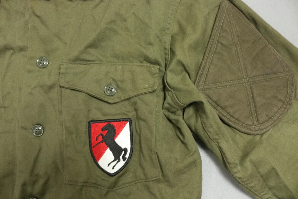 WW2 Military Jacket Sniper Gunner Rifle Padded Mens Large Green USMC Shooting - Image 2 of 4