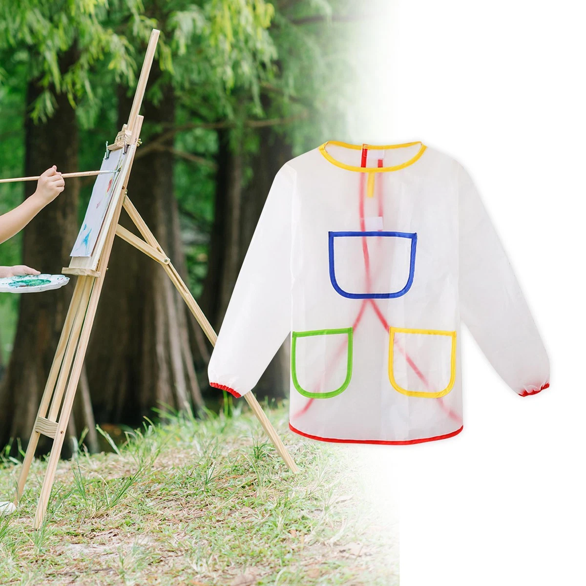 Art Smocks Comfortable Washable Waterproof Smock for Baby Infant