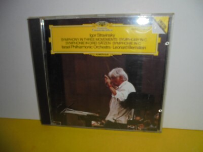 CD - STRAVINSKY - SYMPHONY IN C - BERNSTEIN