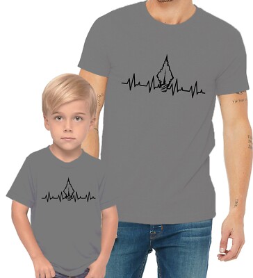 Hunting Arrowhead Heartbeat Adults Man & Women & Kid & Youth Tee T-Shirt