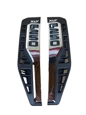 OEM FORD F-250 23-25 XLT CHROME Fender Vent Badge Set L&R PC3B-P000A73