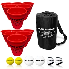 BucketBall - Team Color Edition - Combo Pack (Red/Red)