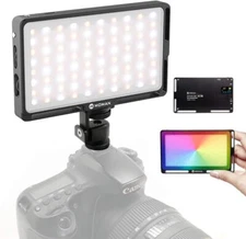 Moman ML9R RGB Camera LED Video Light 2500-8500K Dimmable CRI 96 Photography